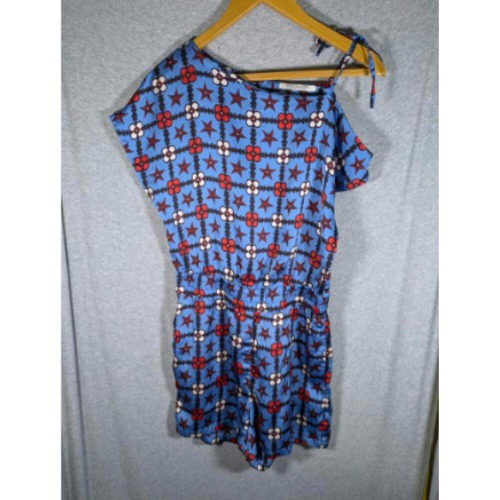 Scotch Soda Romper Womens XS‎ The Poolside Red White Blue Casual Geometric